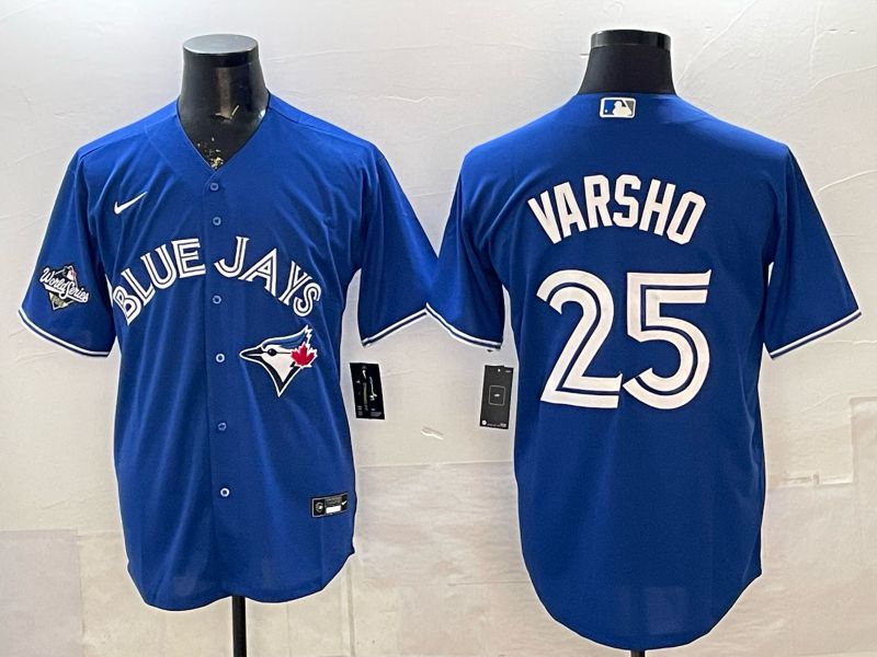 Men Toronto Blue Jays #25 Varsho Blue 2026 Nike Game MLB Jersey 002->toronto blue jays->MLB Jersey